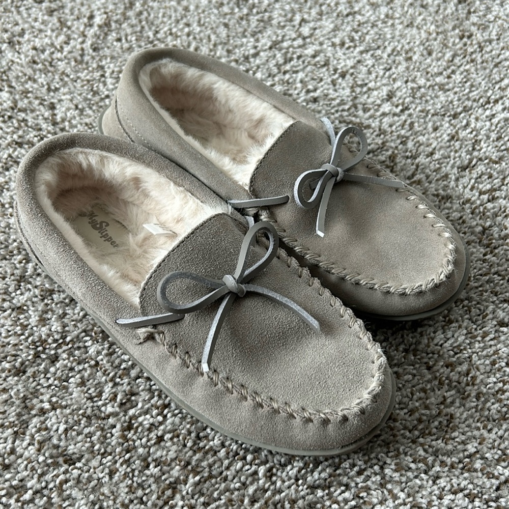 My Slipper Moccasins size 7. Brand new